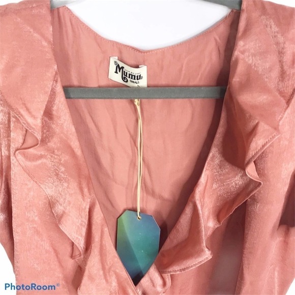 SMYM Winnie wrap dress Rustic Mauve size S nwt - Picture 10 of 11